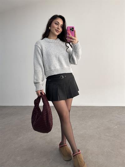 Orijinal Örgü Modal Pb. Kazak Buz Gri