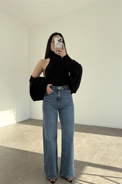 PB Orta Mavi Straigtleg Jean