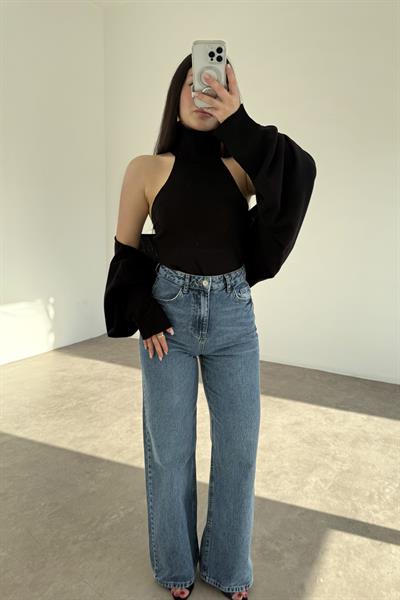 PB Orta Mavi Straigtleg Jean