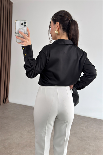 Premium Beyaz Havuç Pantolon