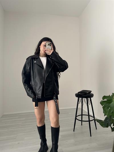 Premium Biker Deri Mont