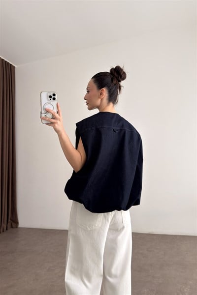 Premium Bomber Lacivert Yelek