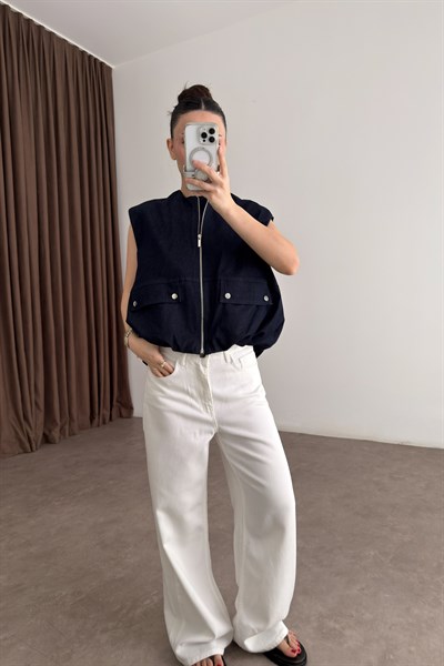 Premium Bomber Lacivert Yelek