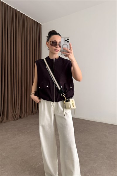 Premium Bomber Mürdüm Yelek