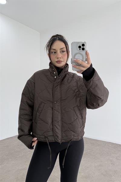 Premium Capitone Kahve Mont