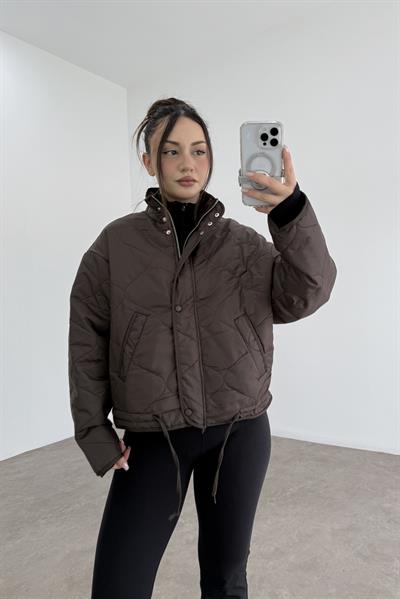 Premium Capitone Kahve Mont