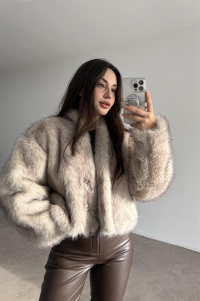 Premium Dik Yakalı Rufus Kürk