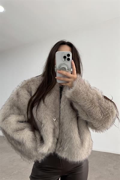 Premium Dik Yakalı Rufus Kürk