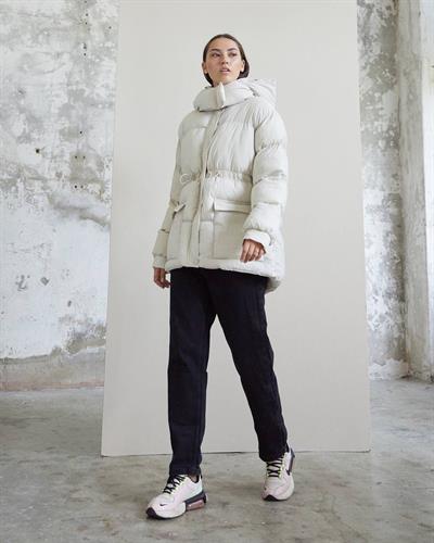 Premium Ekru Şişme Mont