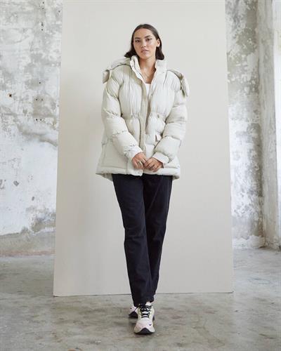 Premium Ekru Şişme Mont