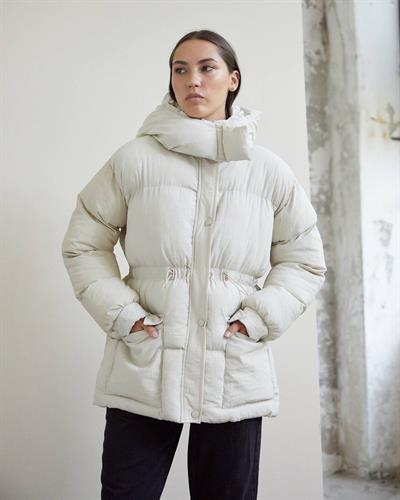 Premium Ekru Şişme Mont