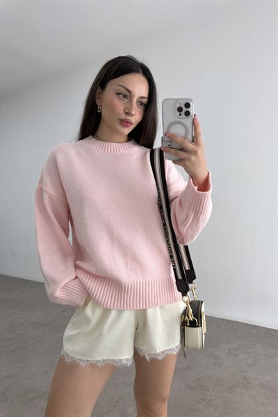 Premium İpek Saten Ekru Dantelli Şort