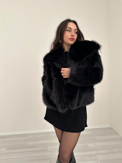Premium İthal Kürk Siyah