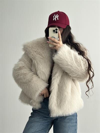 Premium İthal Kürk Taş Rengi