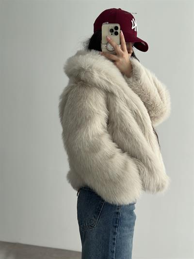 Premium İthal Kürk Taş Rengi