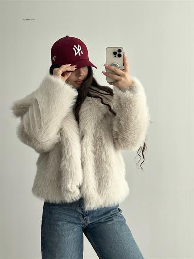 Premium İthal Kürk Taş Rengi