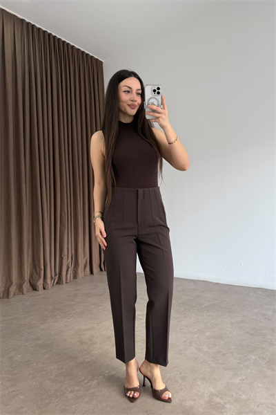 Premium Kahve Havuç Pantolon