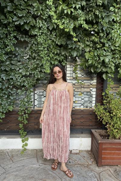 Premium Kıraşlı Kiremit Elbise