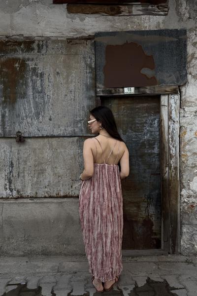 Premium Kıraşlı Kiremit Elbise