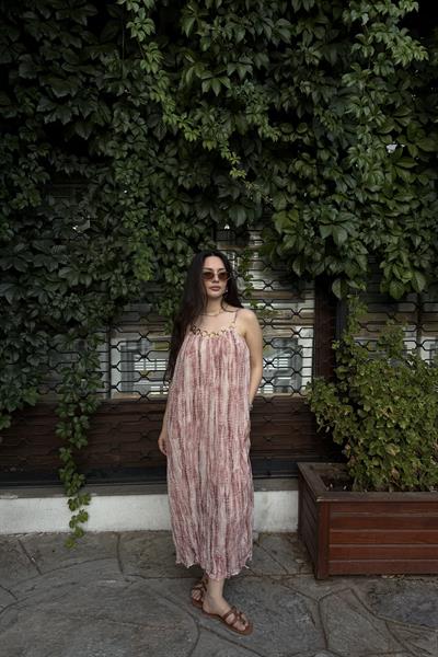 Premium Kıraşlı Kiremit Elbise