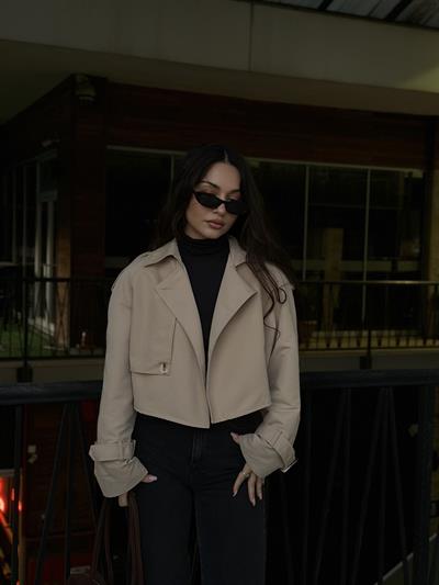 Premium Kısa Trençkot