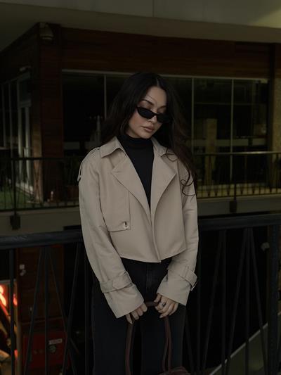 Premium Kısa Trençkot