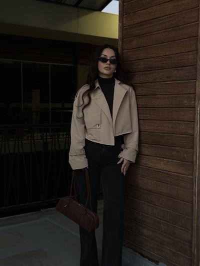 Premium Kısa Trençkot