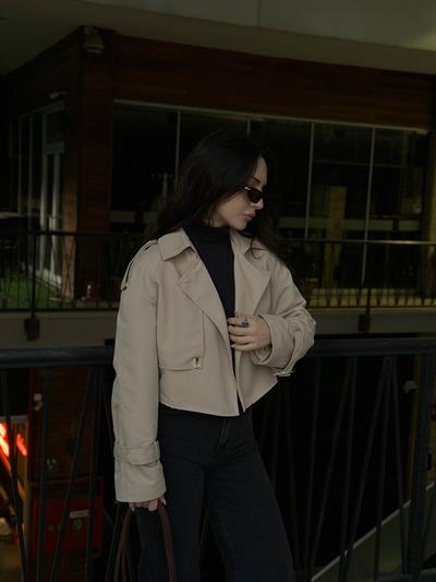 Premium Kısa Trençkot