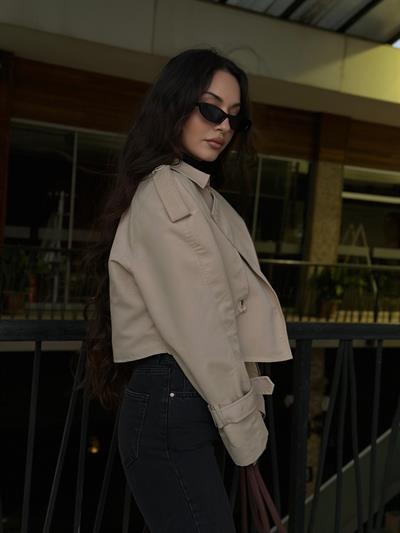 Premium Kısa Trençkot