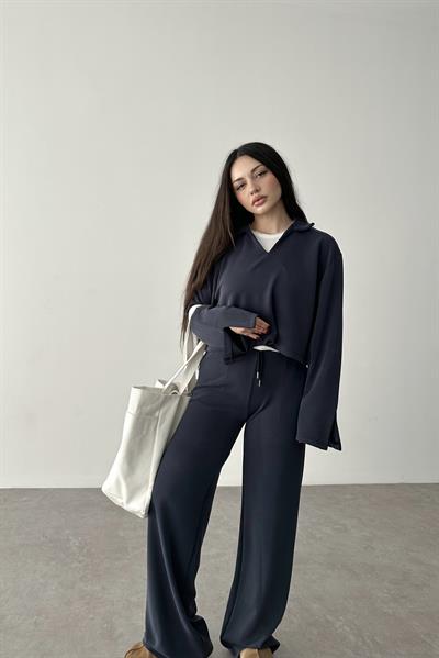 Premium Modal Kumaş Lacivert Takım