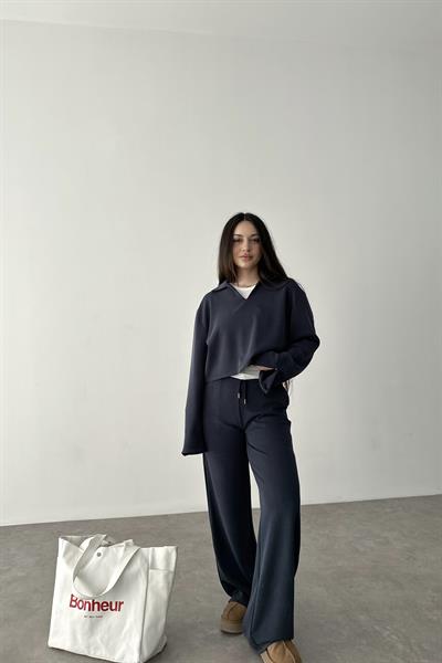 Premium Modal Kumaş Lacivert Takım