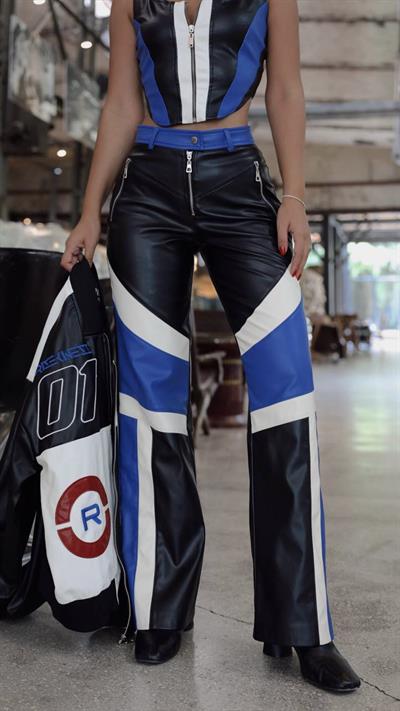 Premium Özel Seri Deri Motorcu Pantolon