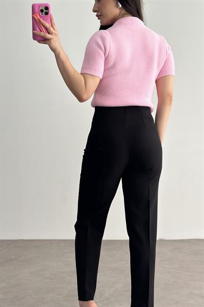 Premium Pensli Siyah Havuç Pantolon