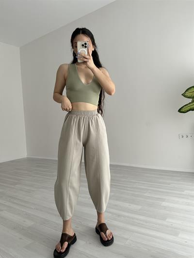 Premium Seri Pamuklu Nervürlü Pantolon