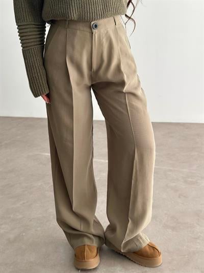 Premium Tensel Dökümlü Çağla Pantolon