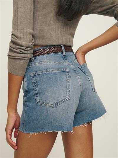 Reformation Orijinal Marka Kesik Paça Şort