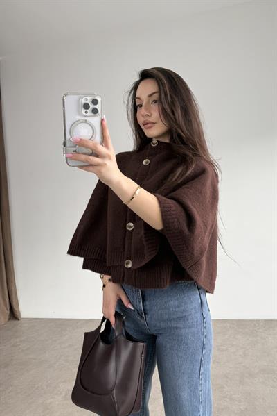 Robin Triko Koyu Kahve Panço