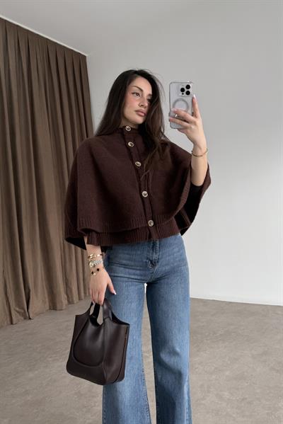 Robin Triko Koyu Kahve Panço