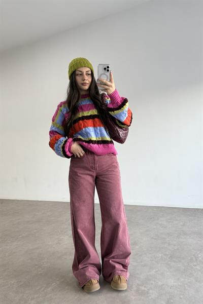 Rv Orijinal Marka Cherry Wide Leg Jean