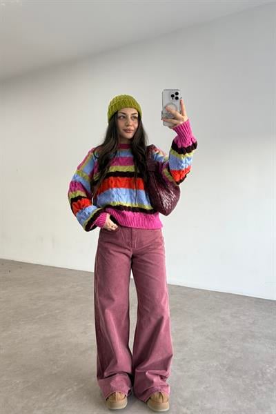 Rv Orijinal Marka Cherry Wide Leg Jean