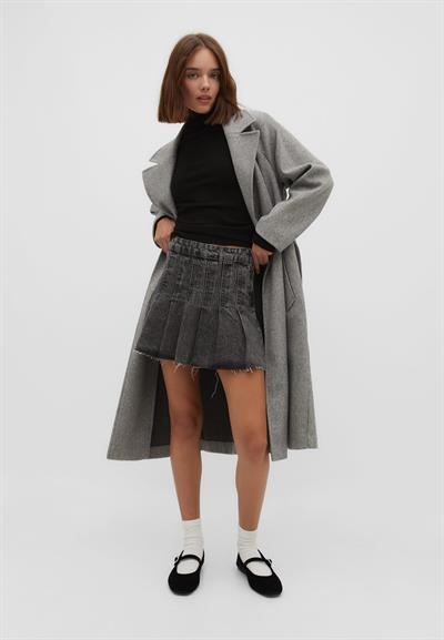 Strdvrs Fitilli Balıkçı Yaka Siyah Body