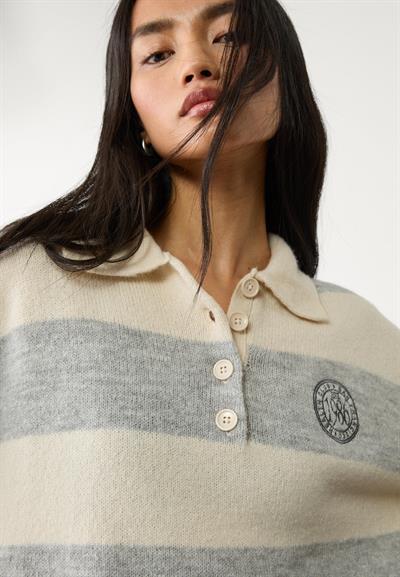 Strdvrs Orj. Polo Yaka Çizgili Kazak