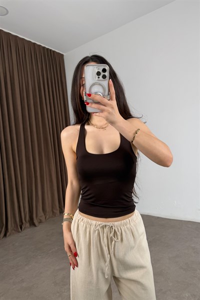 Strteen Boyundan Askılı Kahve Body