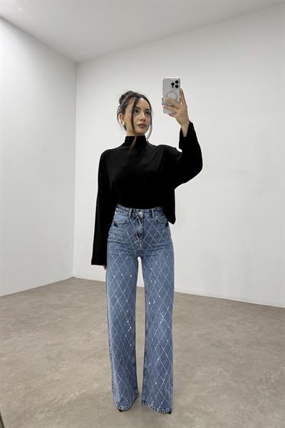 Taş İşlemeli Dream Blue Orijinal Jean