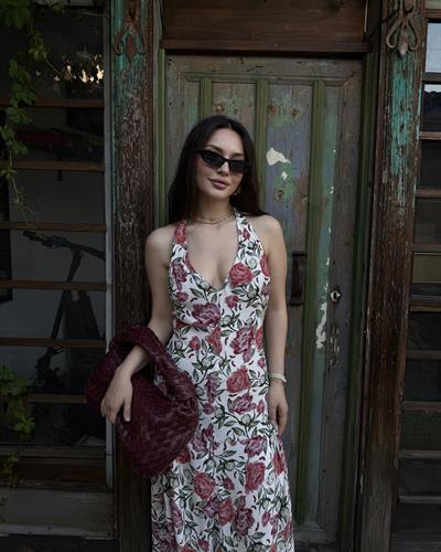 Tomris Gül Ekru Elbise 