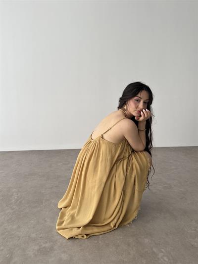 Valeria Premium Hardal Elbise