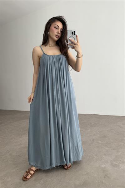 Valeria Premium İndigo Elbise