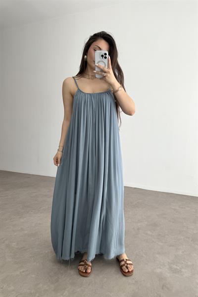 Valeria Premium İndigo Elbise