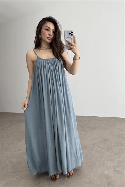 Valeria Premium İndigo Elbise