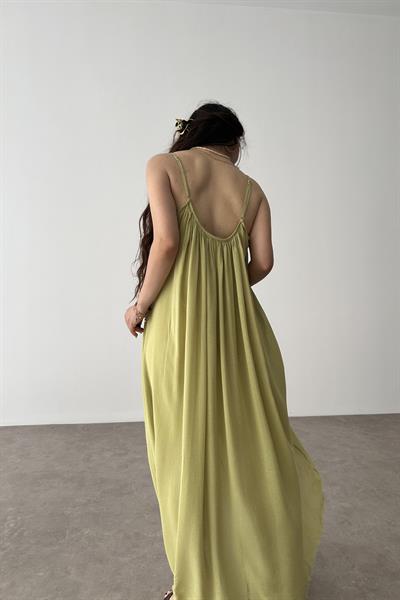 Valeria Premium Yeşil Elbise